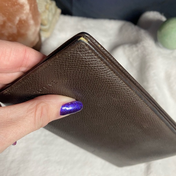 Bulgari Leather Long Wallet-Brown W/COA - Picture 9 of 12